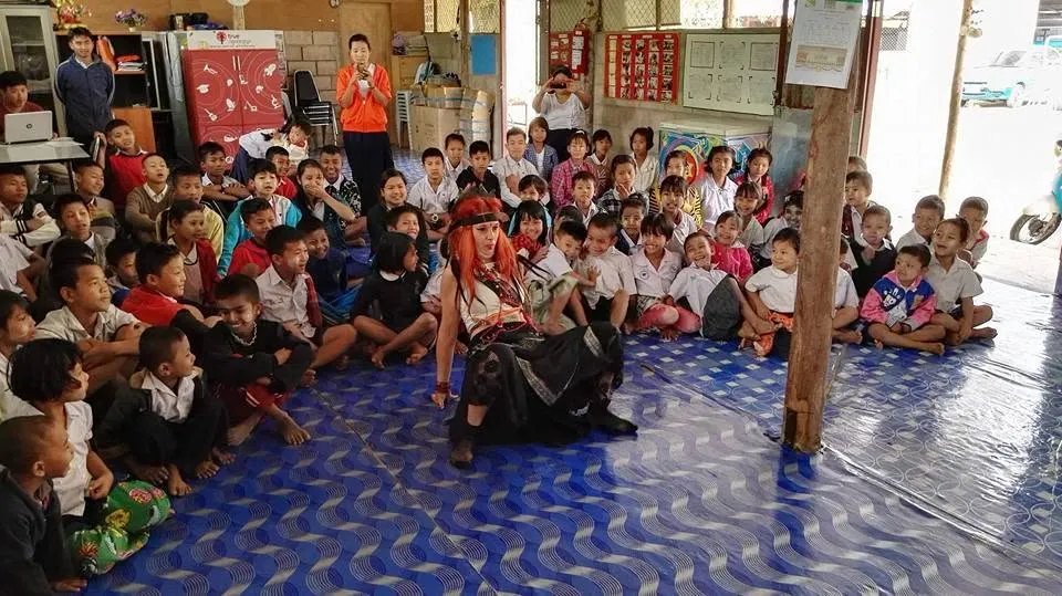 Dancing Magic Show — écoles birmanes (Frontière birmane)